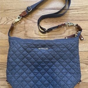 MZ Wallace Gray Quilted Women's Bag